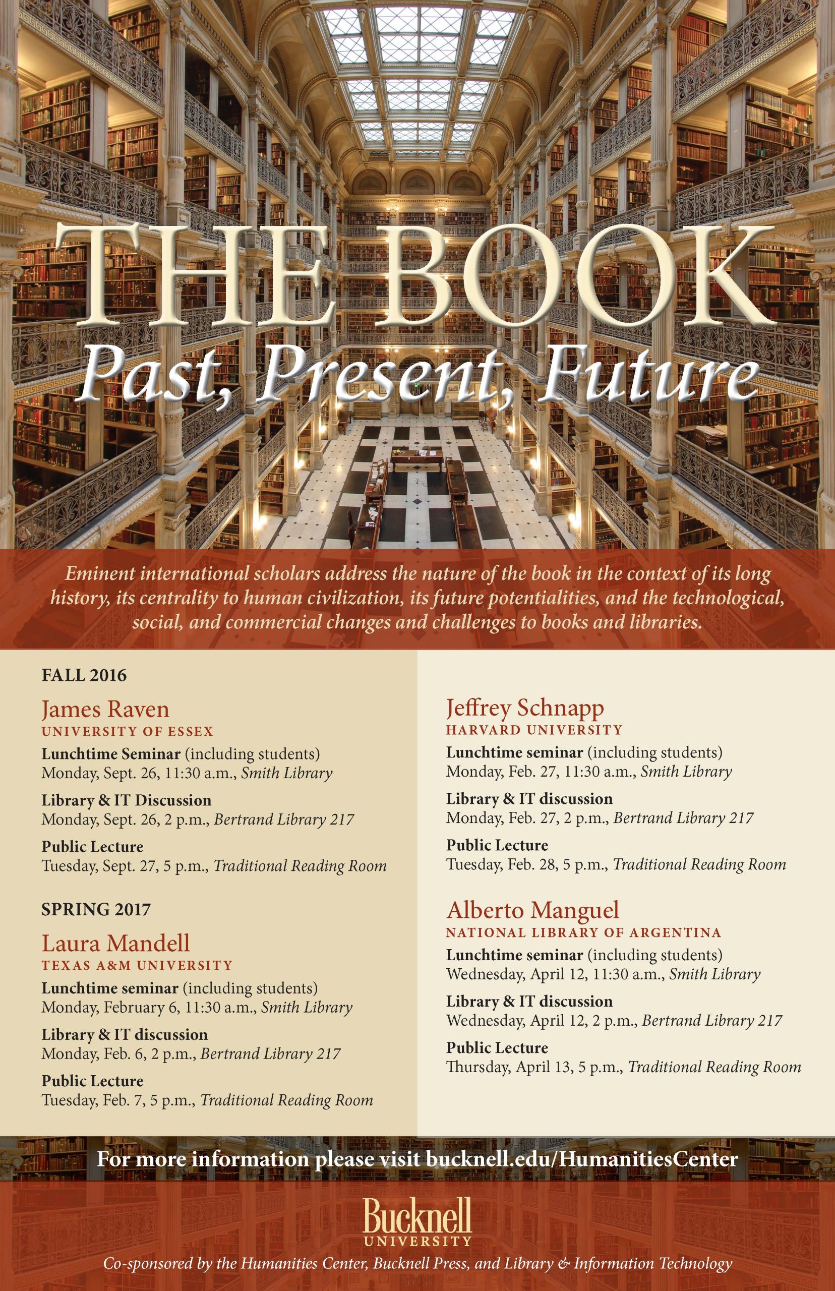 2016-2017: The Book: Past, Present, Future