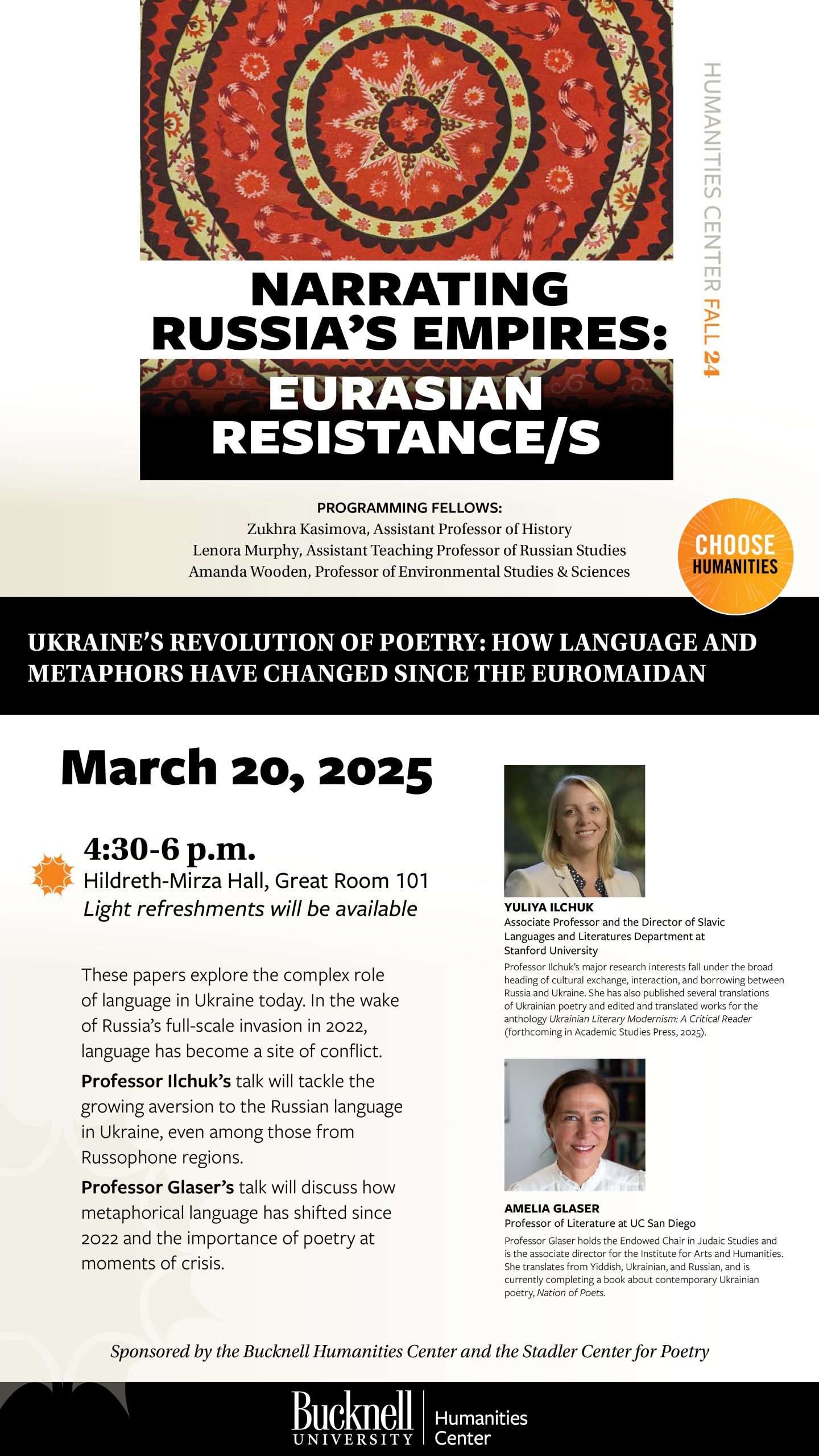 2024-25: Narrating Russia’s Empires: Eurasian Resistance/s