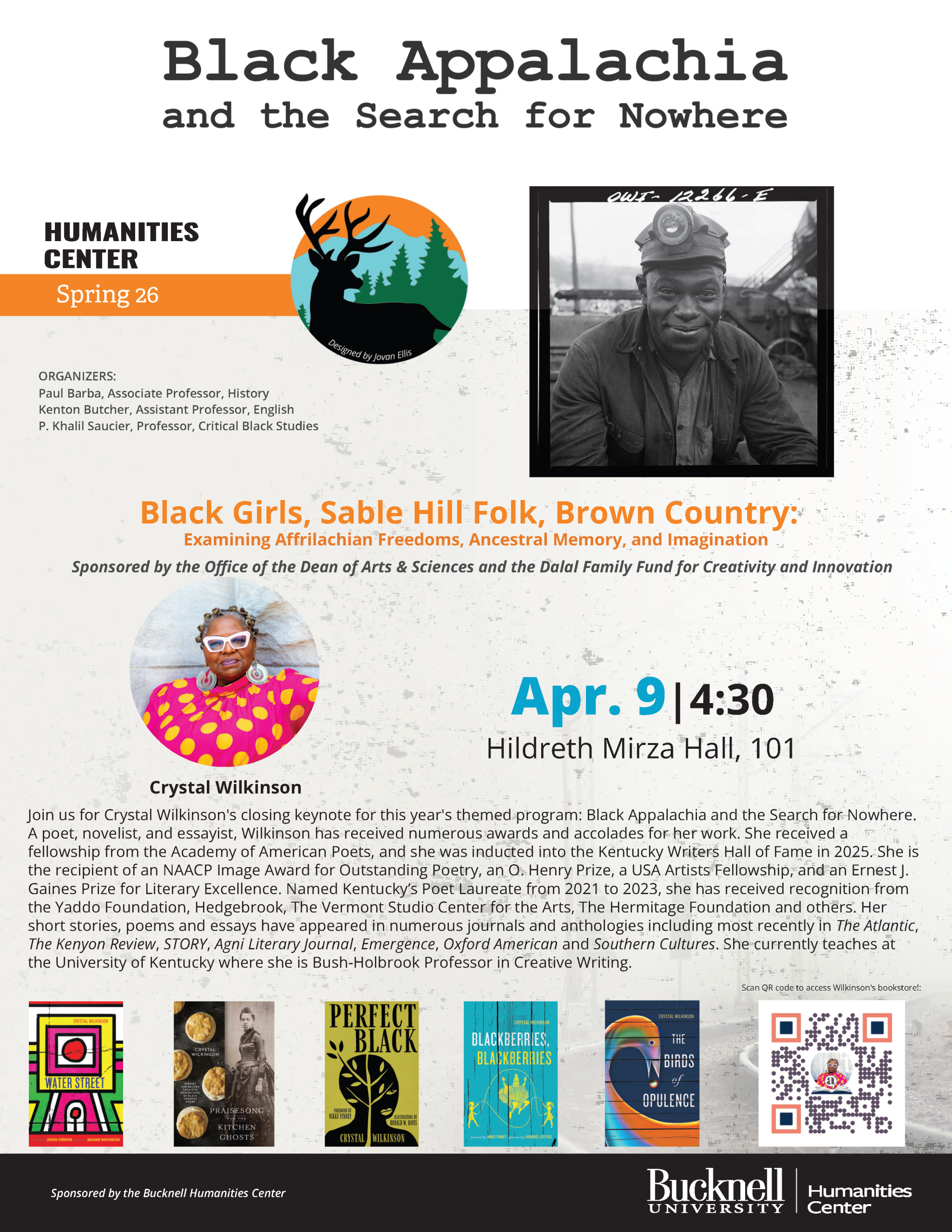 Crystal Wilkinson: “Sable Girls, Black Hill Folk and Brown Country”